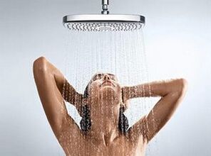 With the help of a shower, you can perform a massage that increases the bust