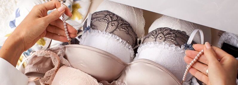 Push-up bras for visual breast volume